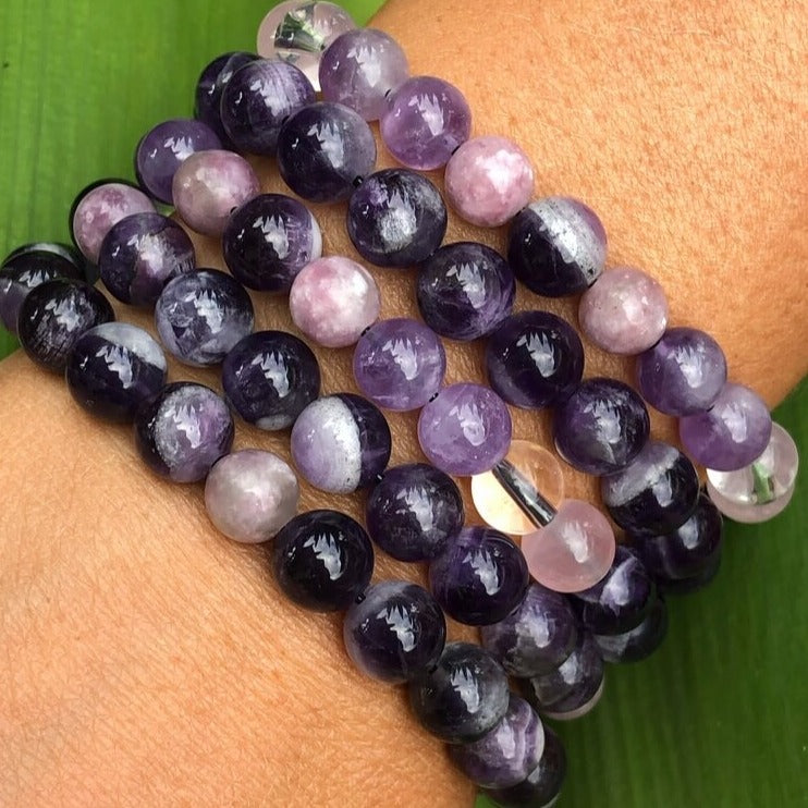 AMETHYST CRYSTAL HEALING WRAP BRACELET