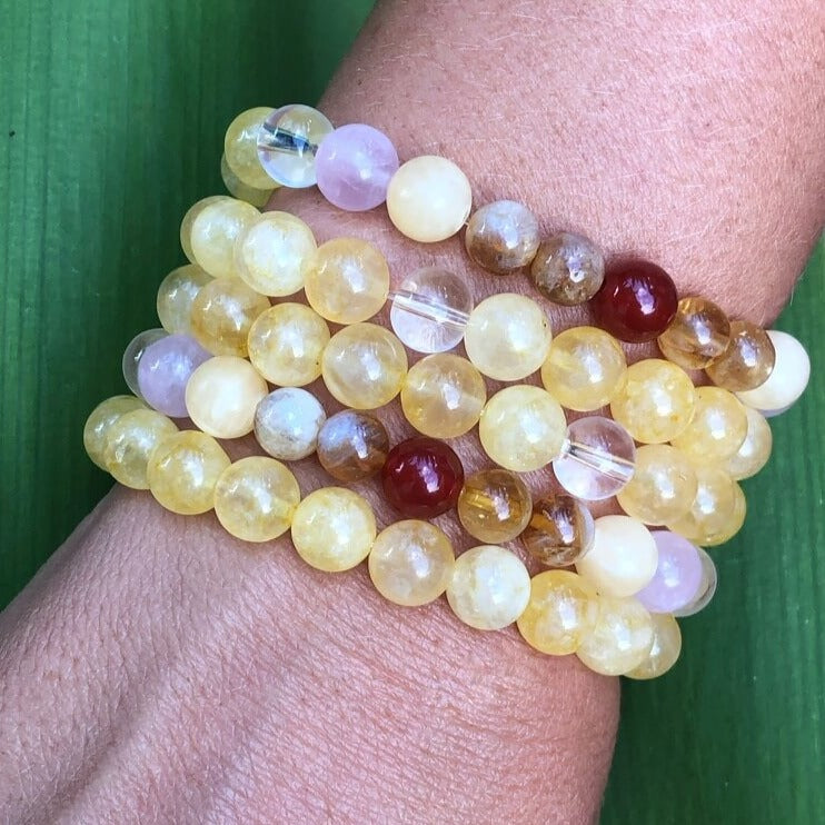 CITRINE CRYSTAL BRACELET WRAP