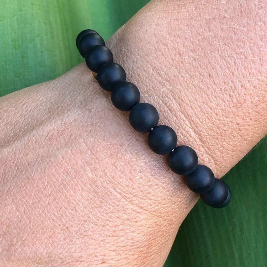 BLACK ONYX MATTE BRACELET