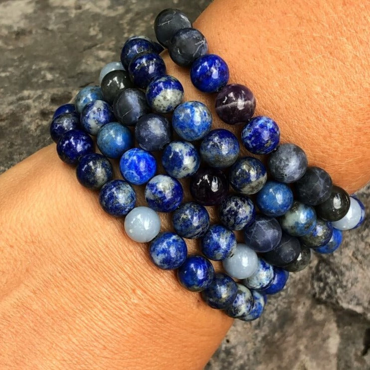 LAPIS LAZULI WRIST MALA