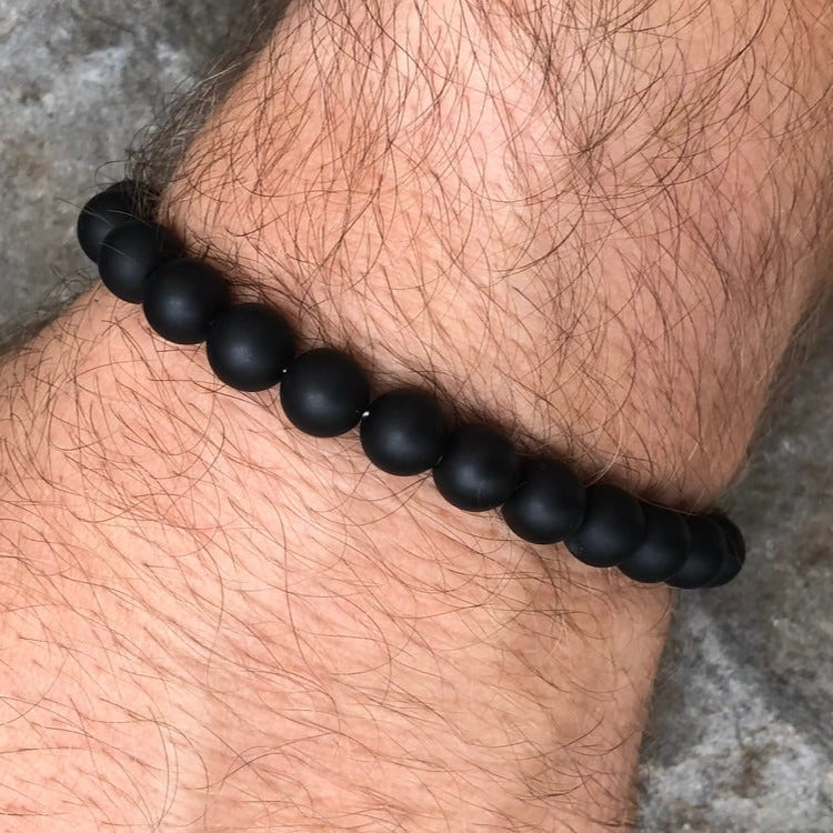 BLACK ONYX MATTE BRACELET