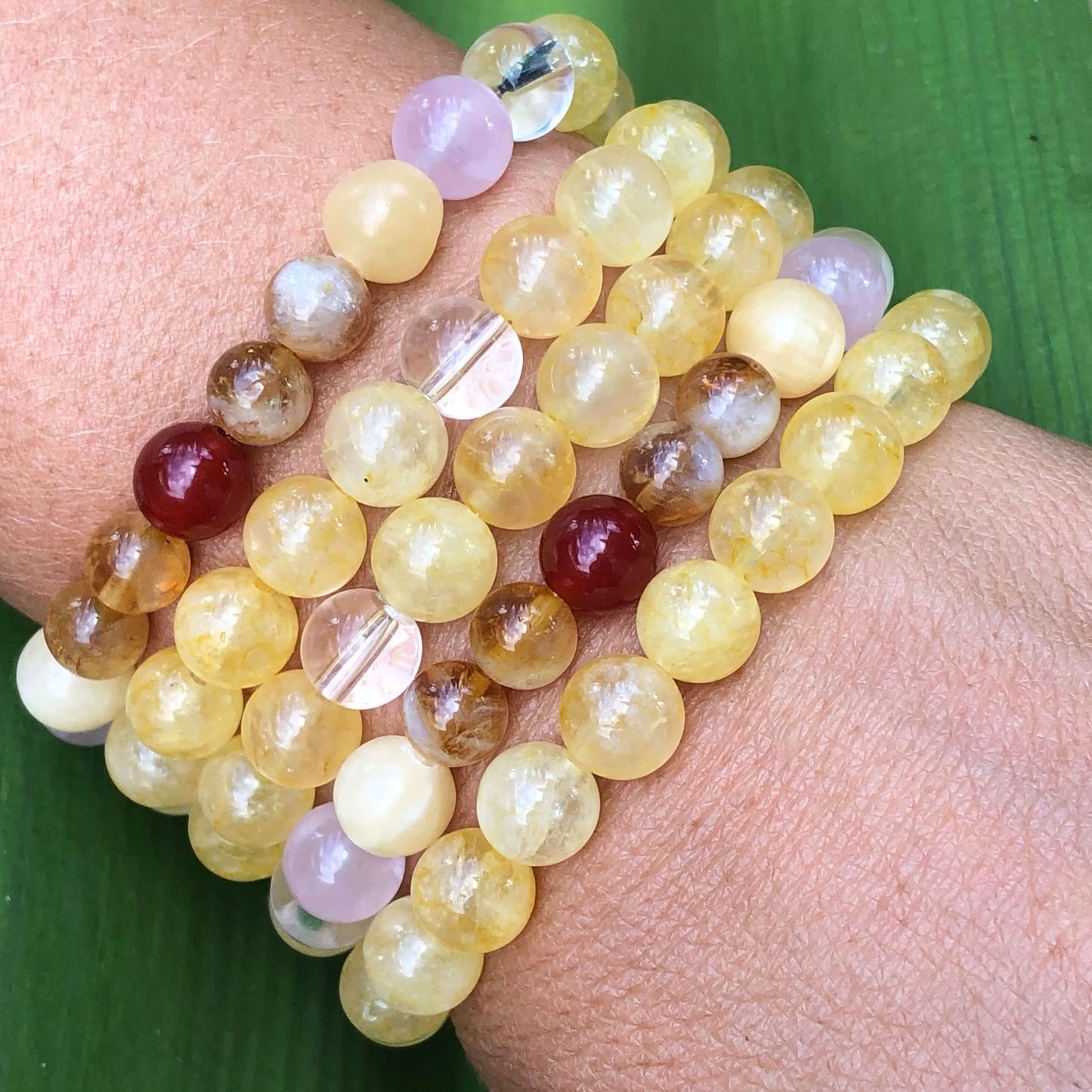 CITRINE CRYSTAL BRACELET WRAP