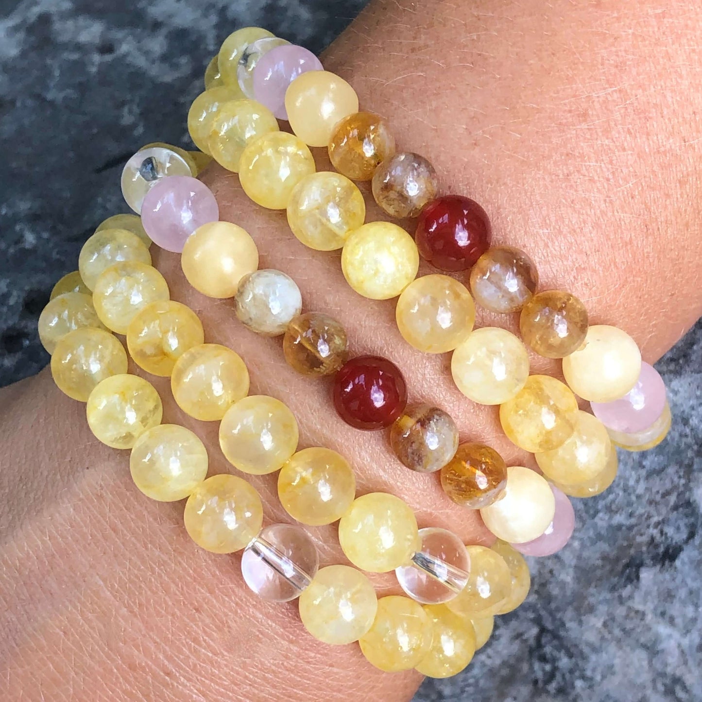 CITRINE CRYSTAL BRACELET WRAP